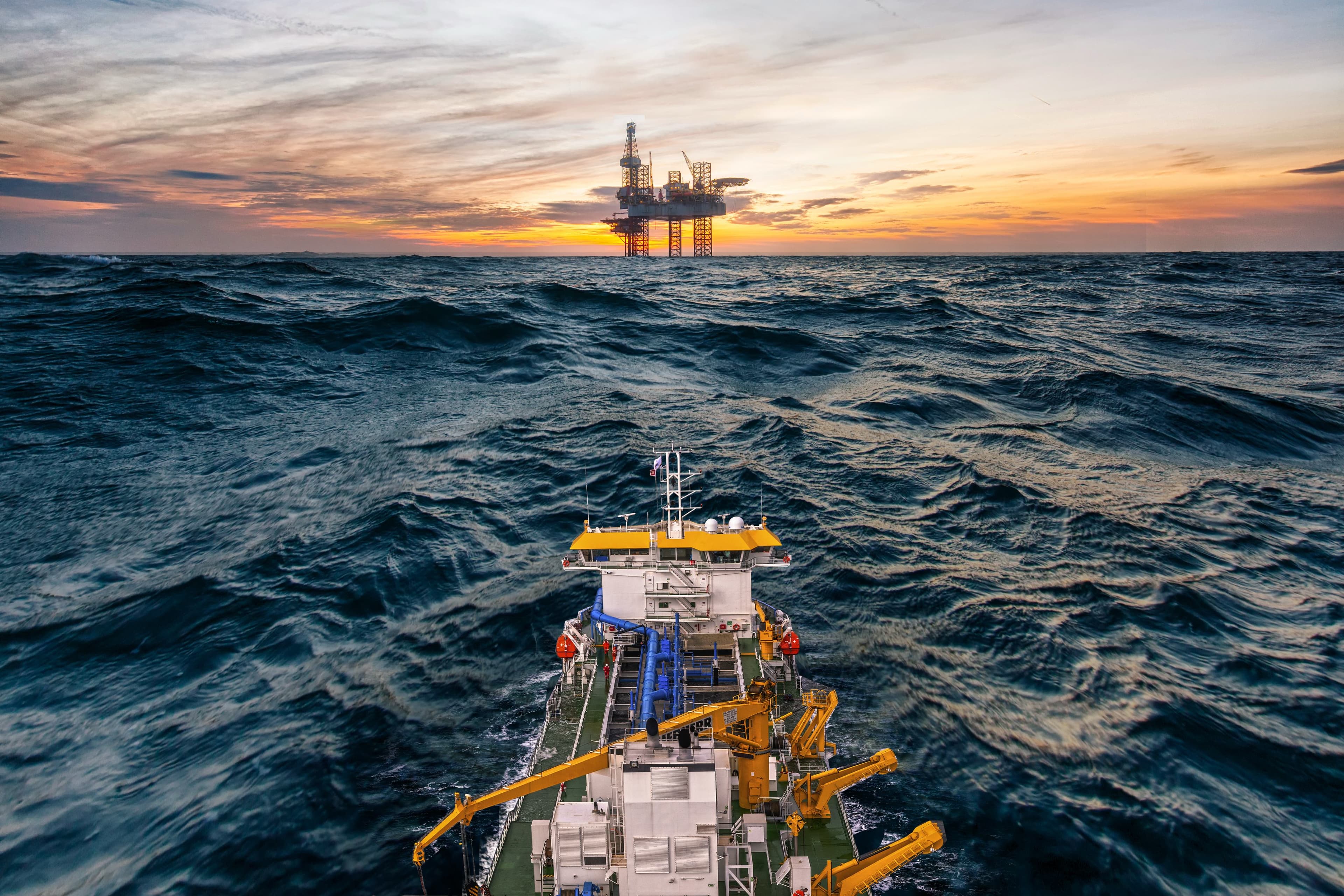 NMDC marine operation at sea