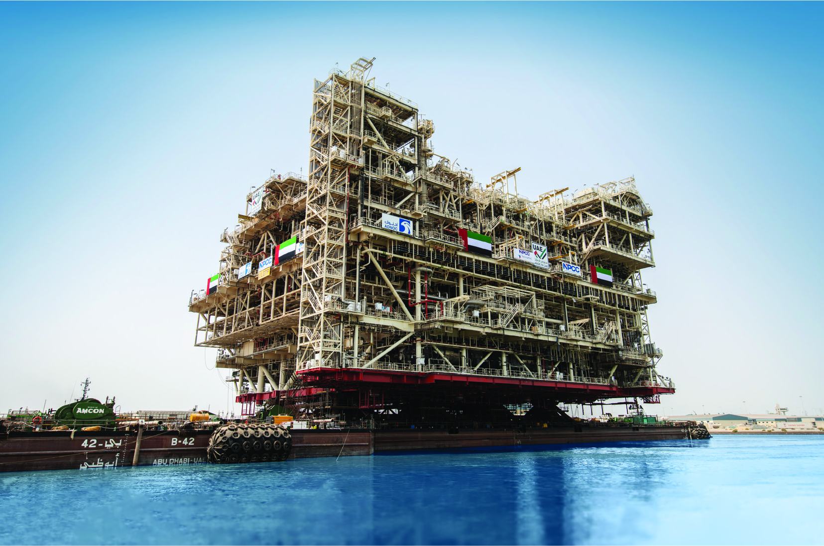 NMDC Energy offshore module on a barge